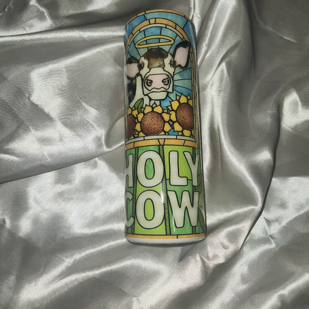 20 oz cow tumbler